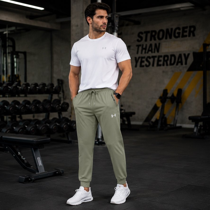 men imported drifit lt olive model front resize